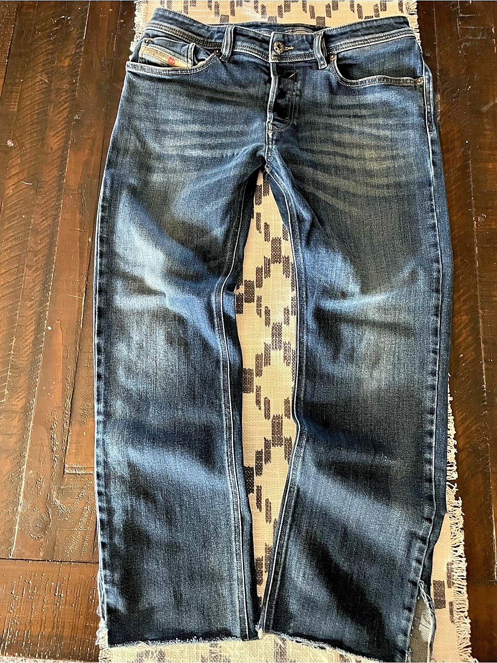 Diesel Women's Straight Leg Jeans in Blue
